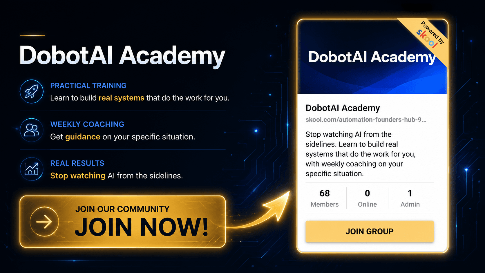 DobotAI Academy on Skool — join the community